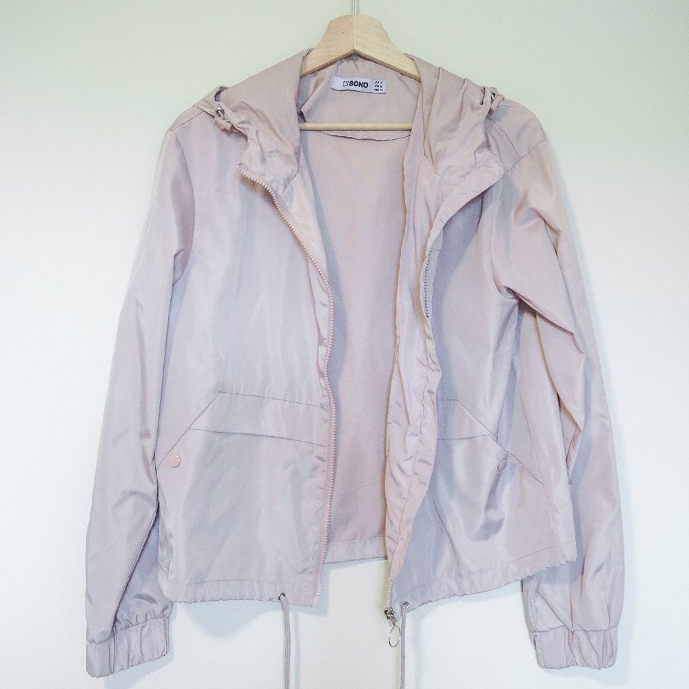 Muave Nylon Rain Jacket